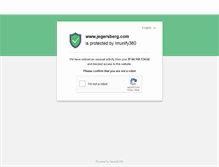Tablet Screenshot of jegersberg.com